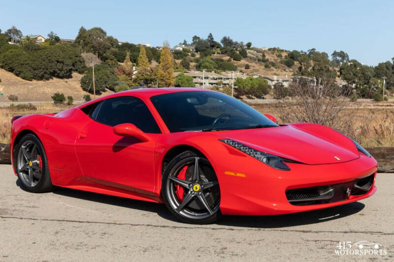 2013 Ferrari 458 Italia for sale at 415 Motorsports in San Rafael CA