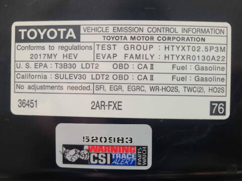 2017 Toyota RAV4 Hybrid Limited