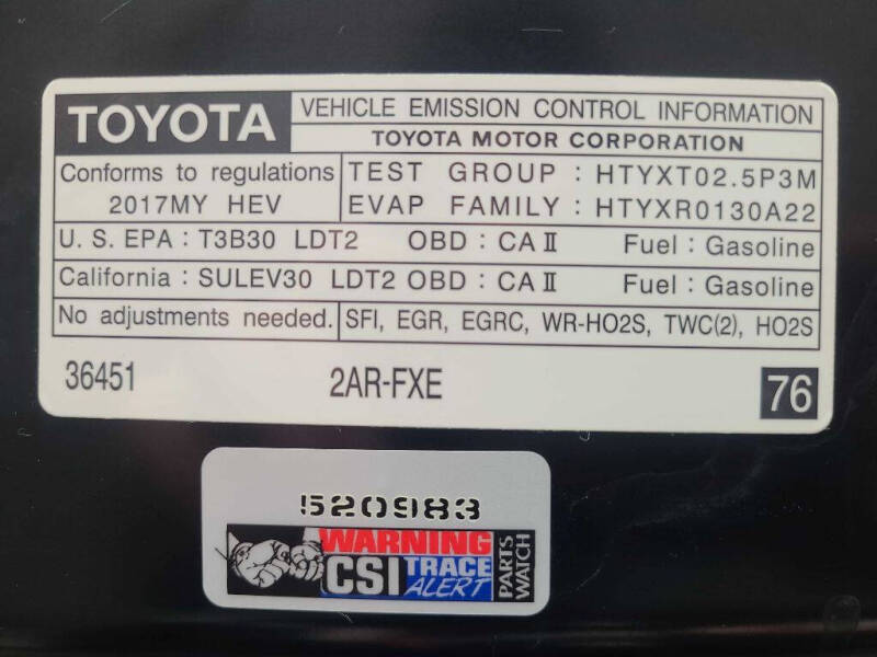 2017 Toyota RAV4 Hybrid Limited