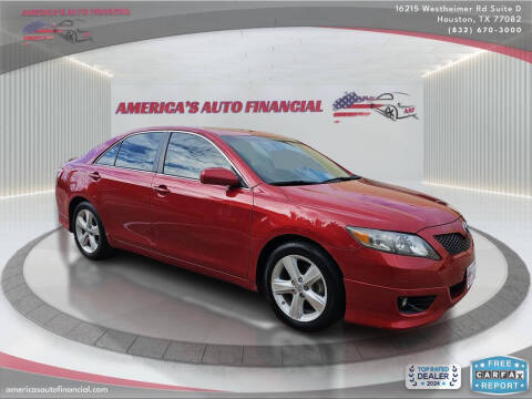 2011 Toyota Camry for sale at America's Auto Financial in Houston TX