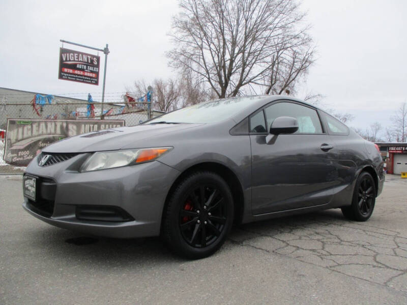 2012 Honda Civic for sale at Vigeants Auto Sales Inc in Lowell MA