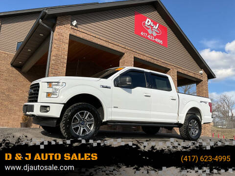 2017 Ford F-150 for sale at D & J AUTO SALES in Joplin MO