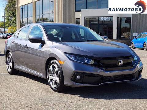 2019 Honda Civic for sale at RAVMOTORS - CRYSTAL in Crystal MN