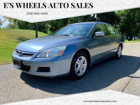 2007 Honda Accord for sale at E's Wheels Auto Sales in Fort Edward NY