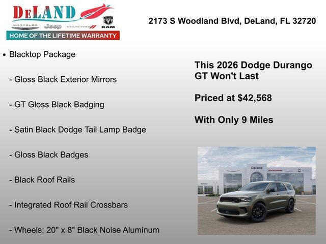 2026 Dodge Durango GT