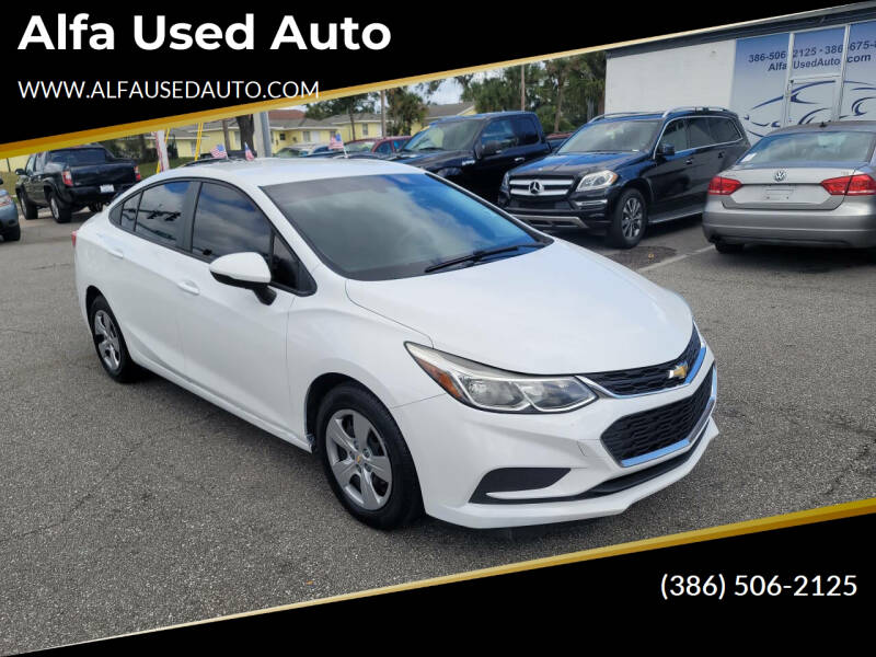 2018 Chevrolet Cruze for sale at Alfa Used Auto in Holly Hill FL