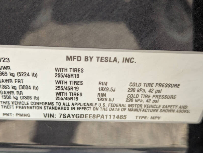 2023 Tesla Model Y Long Range