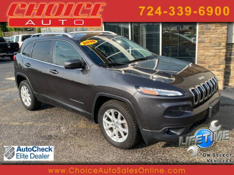 2016 Jeep Cherokee for sale at CHOICE AUTO SALES in Murrysville PA