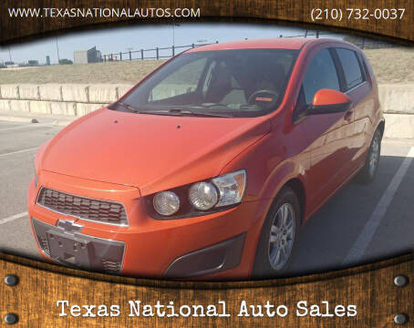 2012 Chevrolet Sonic for sale at Texas National Auto Sales in San Antonio TX