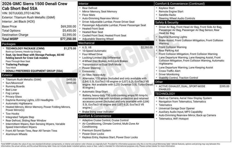 2026 GMC Sierra 1500