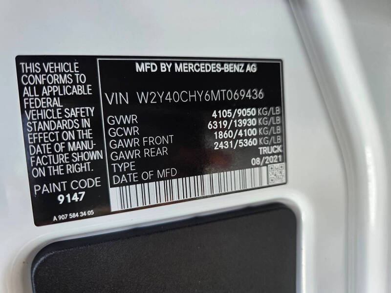 2021 Freightliner Sprinter