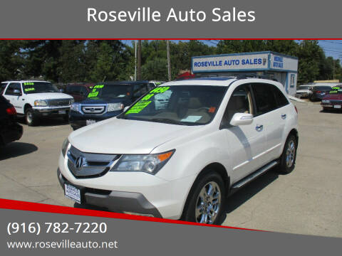 2008 Acura MDX for sale at Roseville Auto Sales in Roseville CA
