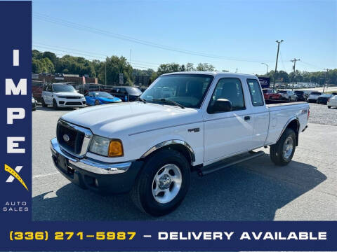 2004 Ford Ranger for sale at Impex Auto Sales in Greensboro NC