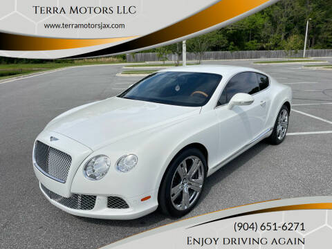 2012 Bentley Continental for sale at Terra Motors LLC in Jacksonville FL
