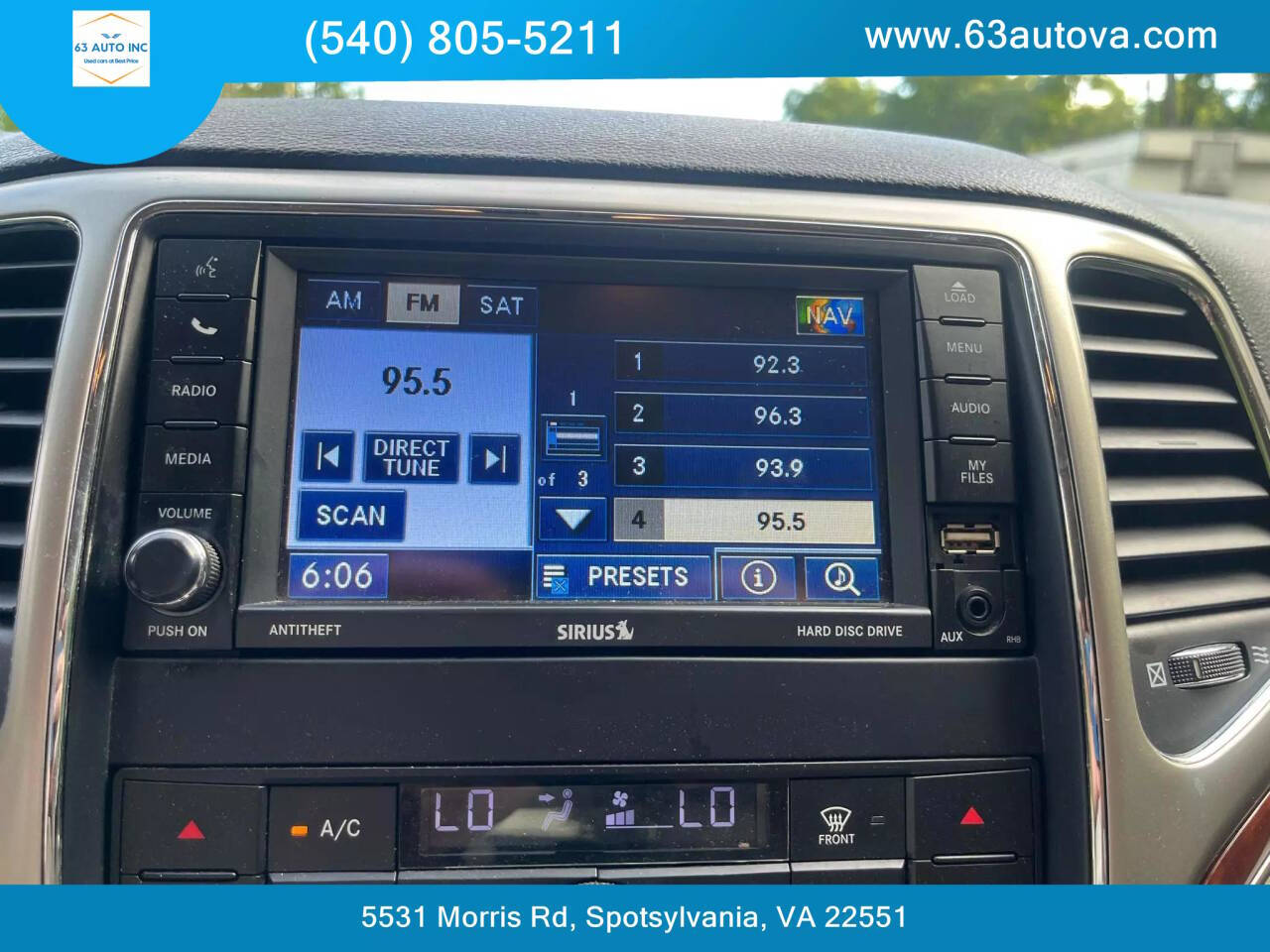 2012 Jeep Grand Cherokee for sale at 63 Auto Inc in Spotsylvania, VA