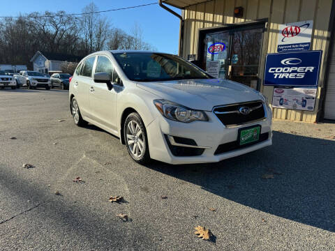 2016 Subaru Impreza for sale at Desmond's Auto Sales in Colchester CT