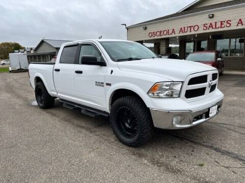 2017 RAM 1500 for sale at Osceola Auto Sales and Service in Osceola WI