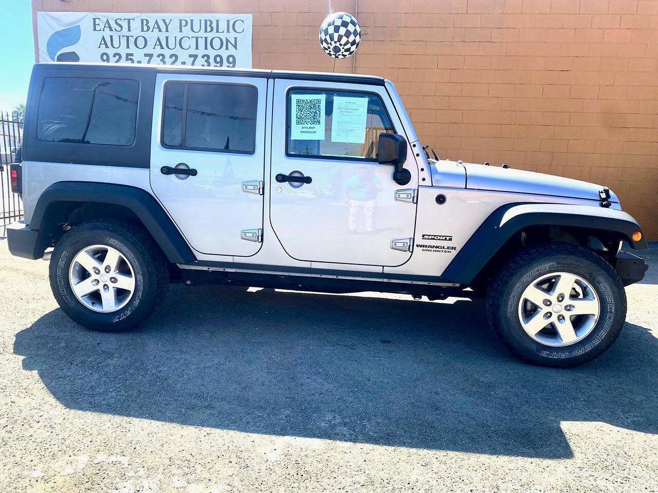 2015 Jeep Wrangler Unlimited for sale at East Bay Public Auto Auction in Antioch, CA