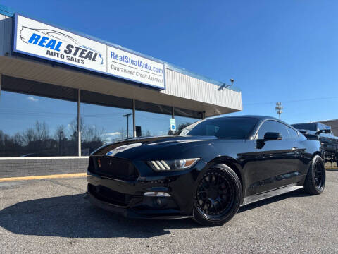 2015 Ford Mustang for sale at Real Steal Auto Sales & Repair Inc in Gastonia NC