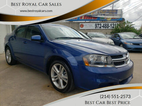 2012 Dodge Avenger for sale at Best Royal Car Sales in Dallas TX