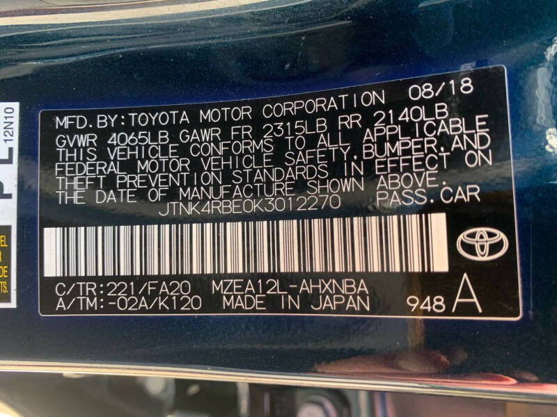 2019 Toyota Corolla Hatchback