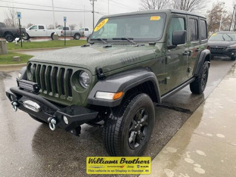 2021 Jeep Wrangler Unlimited for sale at Williams Brothers Pre-Owned Clinton in Clinton MI