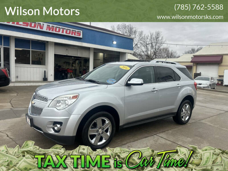 2014 Chevrolet Equinox for sale at Wilson Motors in Junction City KS