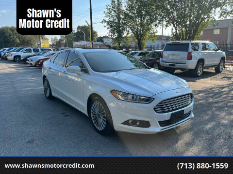 2014 Ford Fusion for sale at Shawn's Motor Credit in Houston TX