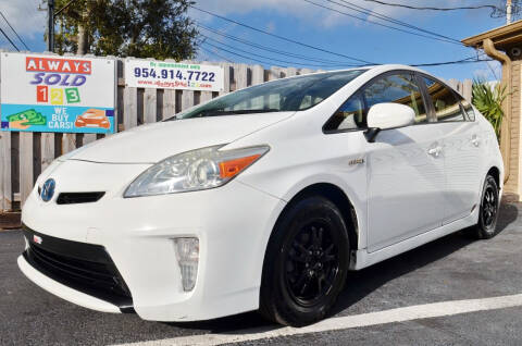 2015 Toyota Prius for sale at ALWAYSSOLD123 INC in Fort Lauderdale FL