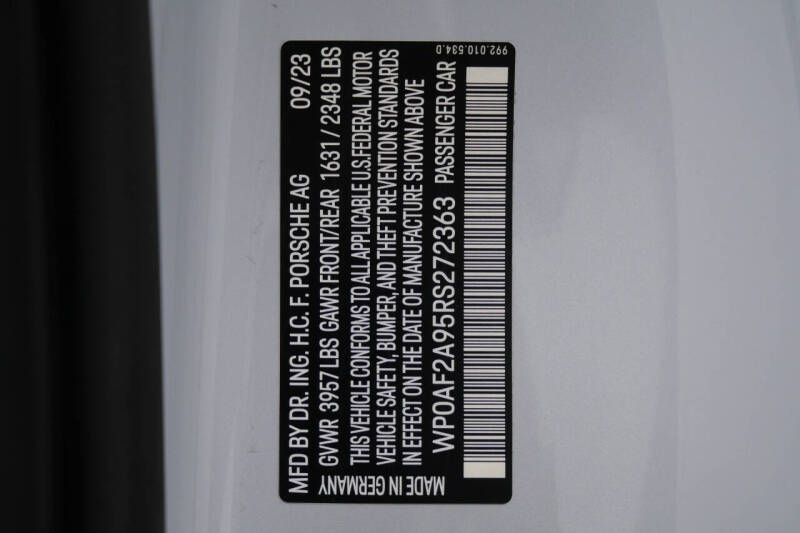 2024 Porsche 911 GT3 RS