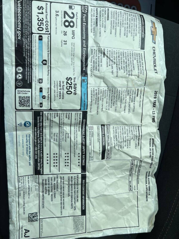 2019 Chevrolet Trax LS