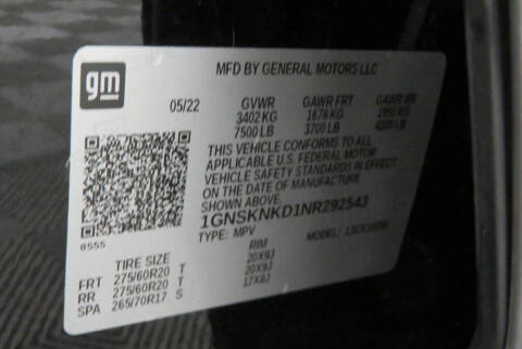 2022 Chevrolet Tahoe LT