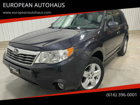 2010 Subaru Forester for sale at EUROPEAN AUTOHAUS in Holland MI
