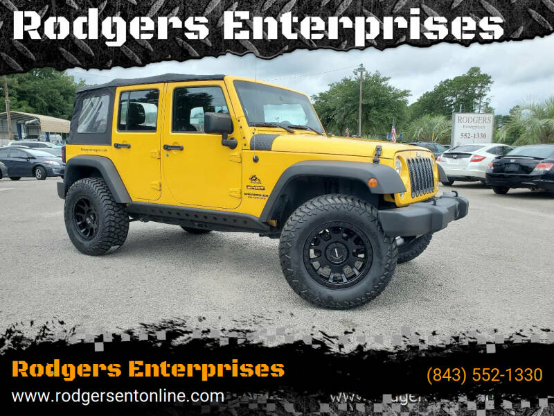 2015 Jeep Wrangler Unlimited for sale at Rodgers Enterprises in North Charleston SC
