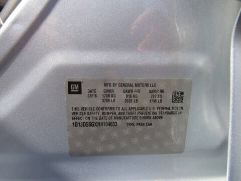 2017 Chevrolet Sonic LT Auto