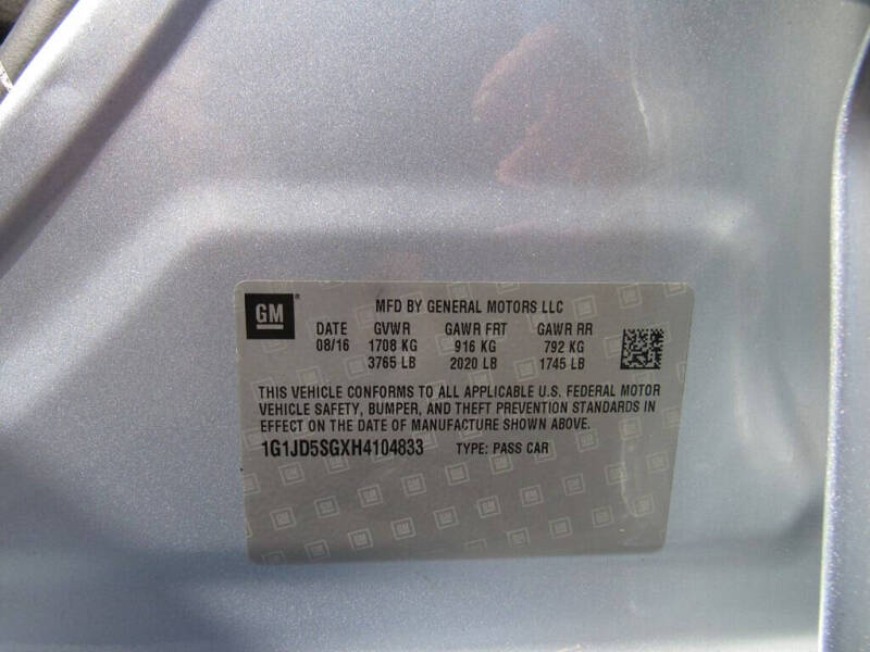 2017 Chevrolet Sonic LT Auto