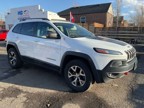 2015 Jeep Cherokee for sale at HD Plus Motors in Denver CO