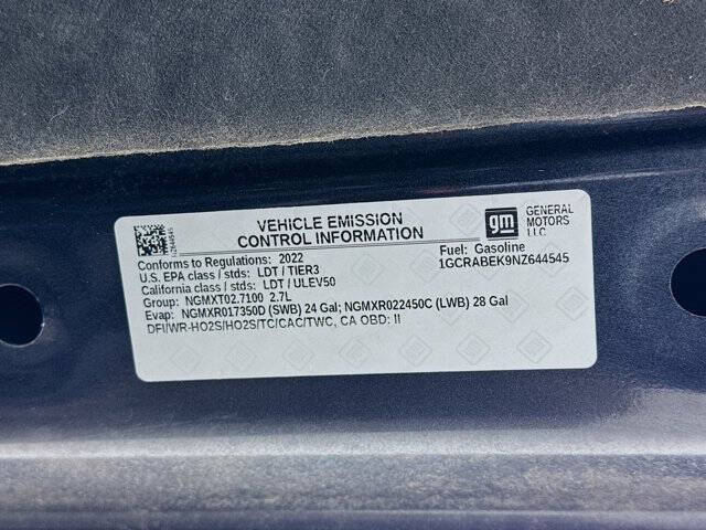 2022 Chevrolet Silverado 1500 Custom