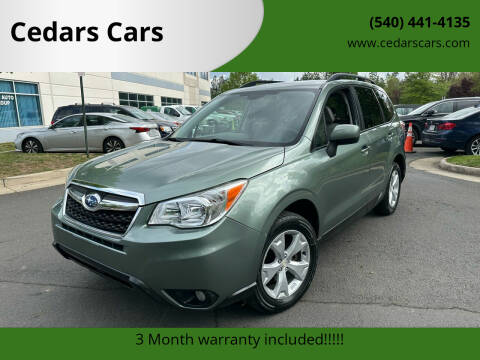 2015 Subaru Forester for sale at Cedars Cars in Chantilly VA