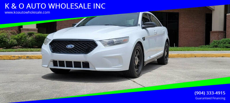 2014 Ford Taurus for sale at K & O AUTO WHOLESALE INC in Jacksonville FL