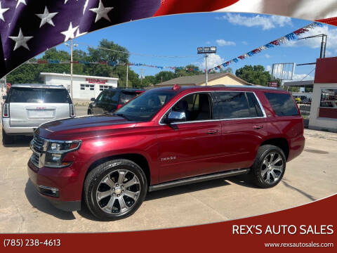 2016 Chevrolet Tahoe for sale at Rex's Auto Sales in Junction City KS