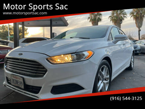 2015 Ford Fusion for sale at Motor Sports Sac in Sacramento CA