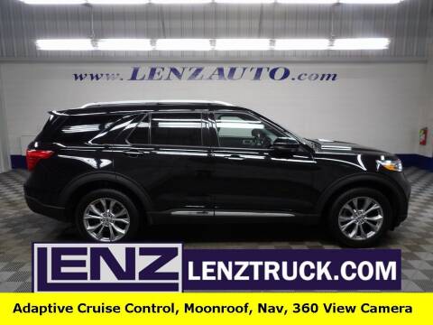 2021 Ford Explorer for sale at LENZ TRUCK CENTER in Fond Du Lac WI