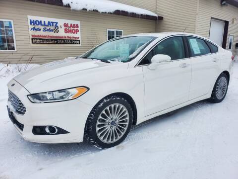 2016 Ford Fusion for sale at Hollatz Auto Sales in Parkers Prairie MN