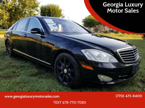 2009 Mercedes-Benz S-Class for sale at Georgia Luxury Motor Sales in Cumming GA