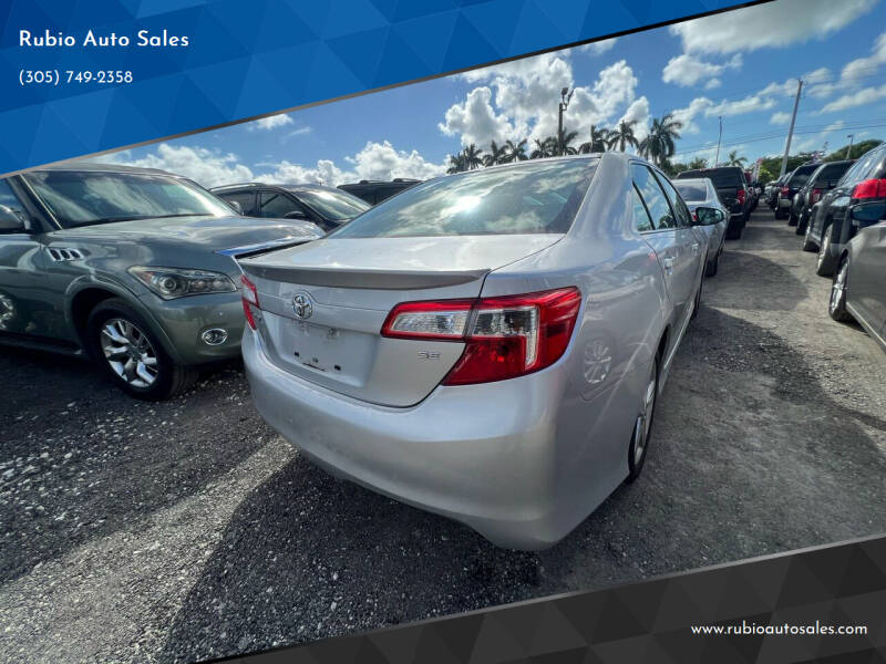 2013 Toyota Camry for sale at Rubio Auto Sales in Homestead FL
