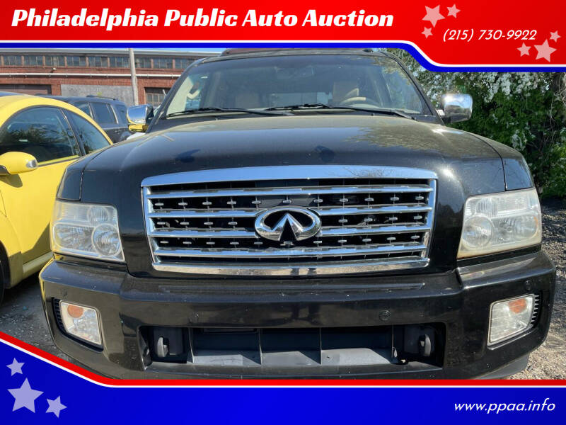 2008 Infiniti QX56 for sale at Philadelphia Public Auto Auction in Philadelphia PA