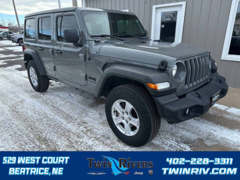 2022 Jeep Wrangler Unlimited for sale at TWIN RIVERS CHRYSLER JEEP DODGE RAM in Beatrice NE