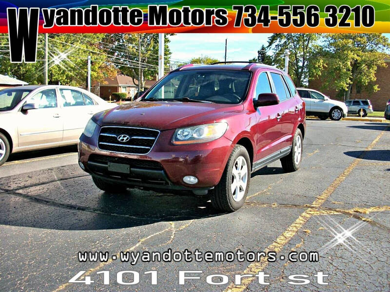 2007 Hyundai Santa Fe for sale at Wyandotte Motors in Wyandotte MI