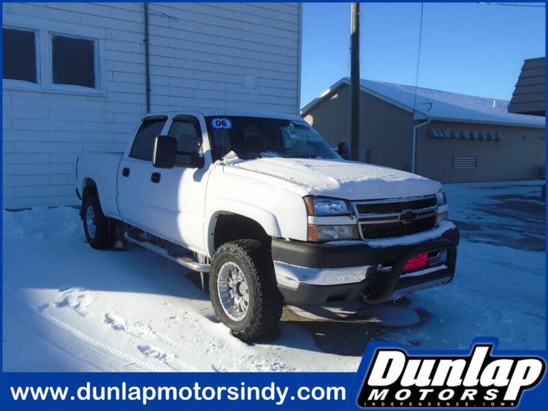 2006 Chevrolet Silverado 2500HD for sale at DUNLAP MOTORS INC in Independence IA